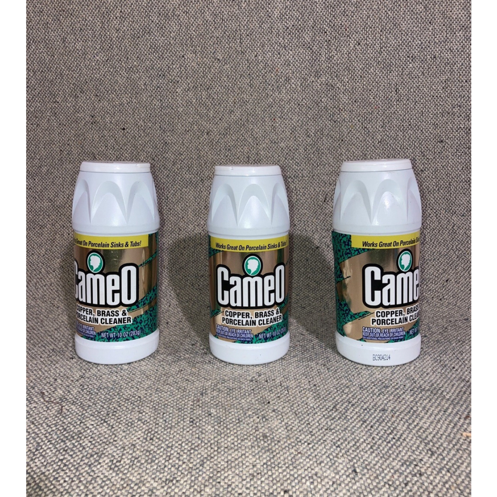 3 Pack Cameo Copper, Brass & Porcelain Powder Cleaner 10oz Each Discontinued